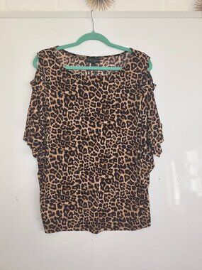 Bold Elements Animal Print Blouse